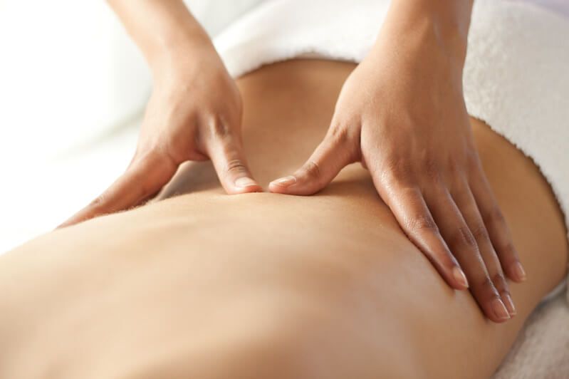 Client Receiving Massage